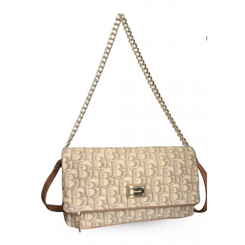 Γυναικεία τσάντα χιαστί HB MILK TEA H-1237