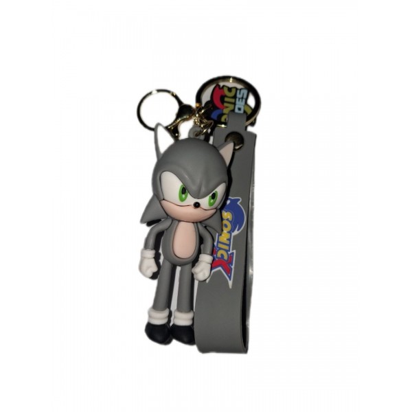 Μπρελόκ Sonic με Λουράκι Γκρι/ 1001-29