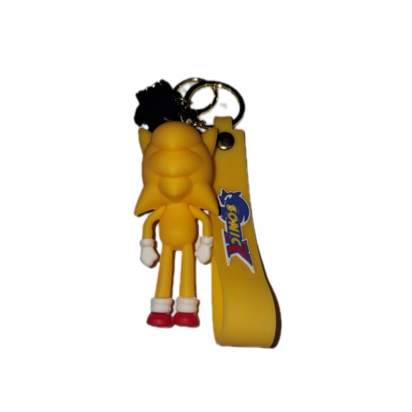 Μπρελόκ Sonic με Λουράκι Κίτρινο / 1001-30
