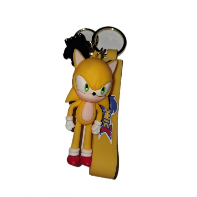 Μπρελόκ Sonic με Λουράκι Κίτρινο / 1001-30