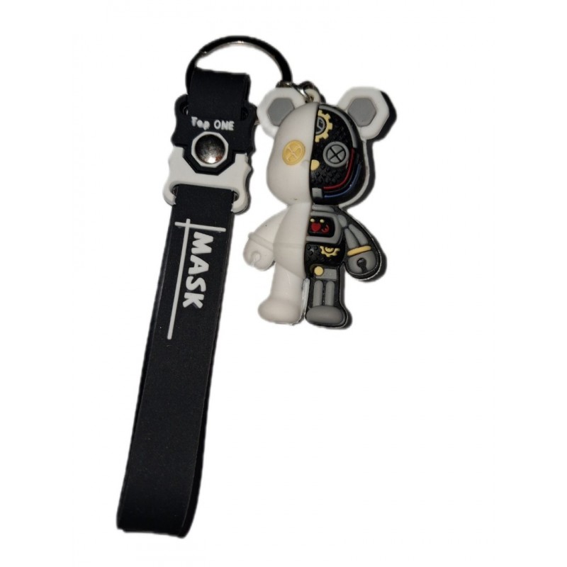 Μπρελόκ Αρκουδάκι Mask White – Urban Style/ 2020-11