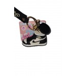 Mini Sneaker Μπρελόκ   – Black & White / 1234-56