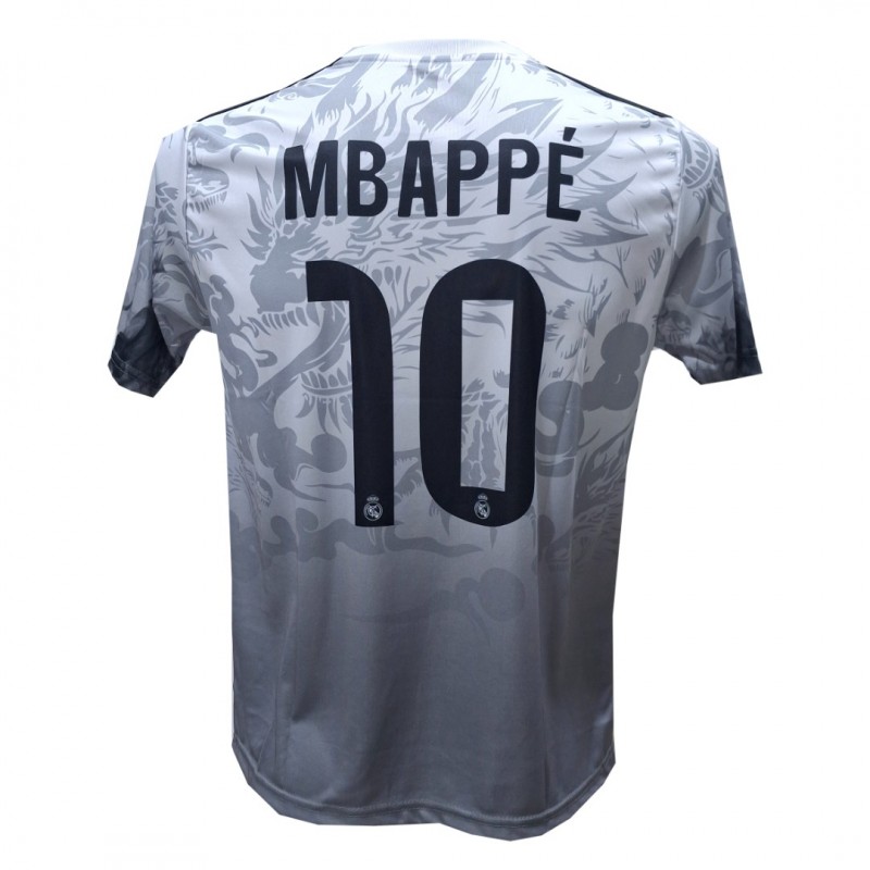 Ανδρική Εμφάνιση Ποδοσφαίρου Real Madrid Mbappe Ασπρη Δράκος/ 1245-36