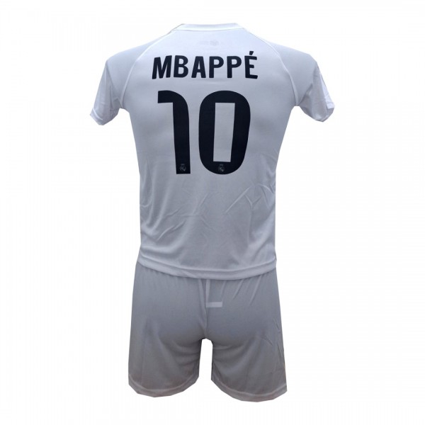 Παιδικό Σετ Ποδοσφαίρου Real Madrid Mbappe Ασπρη 2026-26