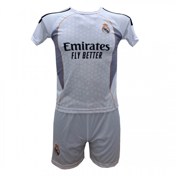 Παιδικό Σετ Ποδοσφαίρου Real Madrid Mbappe Ασπρη 2026-26