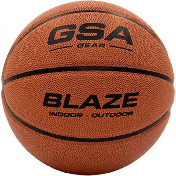 GSA BLAZE Μπάλα Μπάσκετ Πορτοκαλί/Μαύρο (SIZE 7) 7-9 LBS 951402